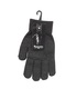 WAHLSTEN RIDVANTAR MED GUMMINOPPOR. MAGIC GLOVES- SVART